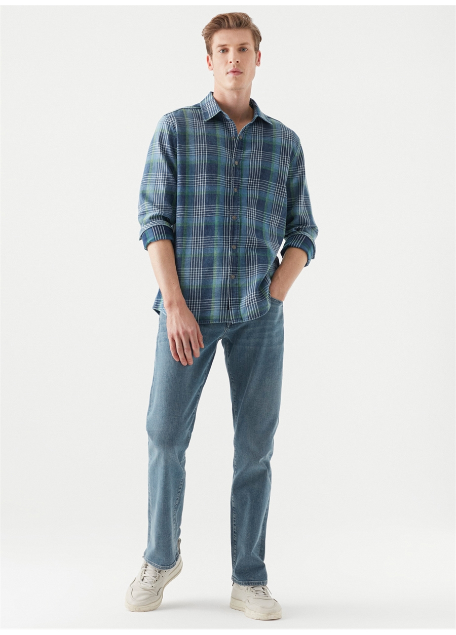 Mavi HUNTER Used Mavi Premium Regular Straight Fit Erkek Denim Pantolon 0020233454