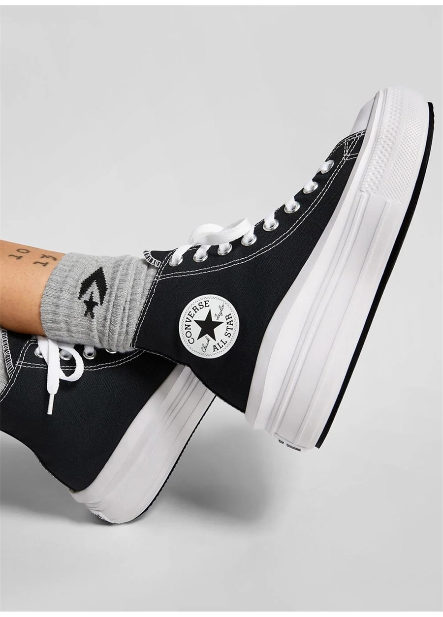 Converse Siyah Kadın Kanvas Lifestyle Ayakkabı 568497C_3