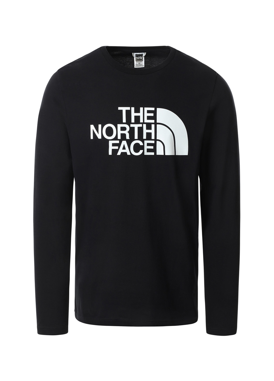 The North Face Erkek Siyah Uzun Kollu Bisiklet Yaka T-Shirt