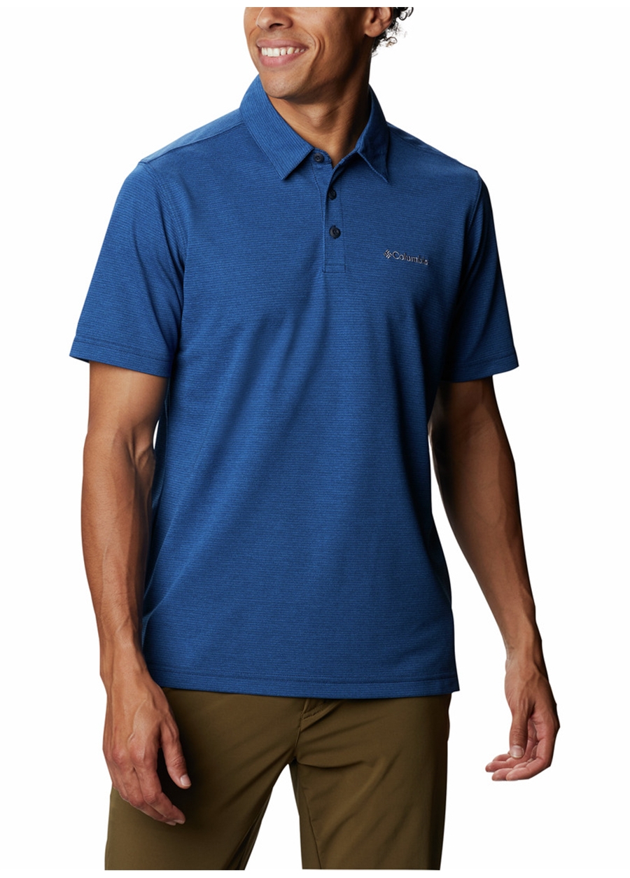 Columbia Mavi Erkek Polo T-Shirt AM2996 HAVERCAMP PIQUE POLO_0