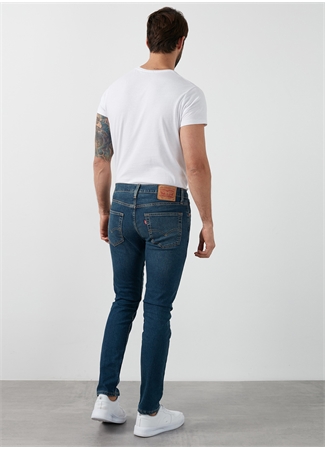 Levis 512™ Mavi Erkek Orta Bel Dar Taşlamalı Denim Pantolon SLIM TAPER KIVRY COVE LOCAL_4