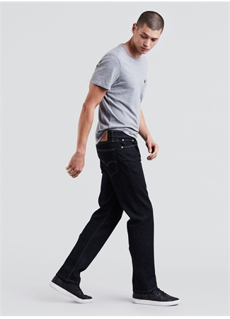 Levis 514 Lacivert Erkek Normal Bel Straight Taşlamalı Denim Pantolon DARK HOLLOW LOCAL_2