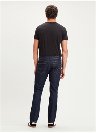 Levis 514 Lacivert Erkek Normal Bel Straight Taşlamalı Denim Pantolon DARK HOLLOW LOCAL_5