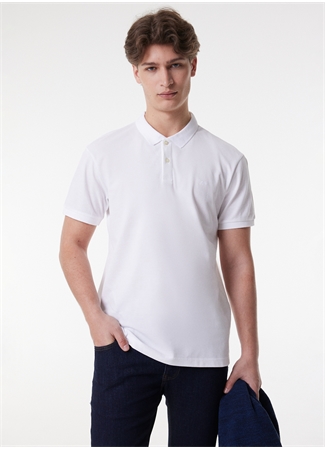 Lee Açık Beyaz Erkek Polo T-Shirt L211810102_Polo T-Shirt_2