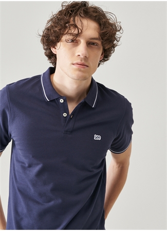 Lee Lacivert Erkek Polo T-Shirt L61ARL35_Polo T-Shirt_7