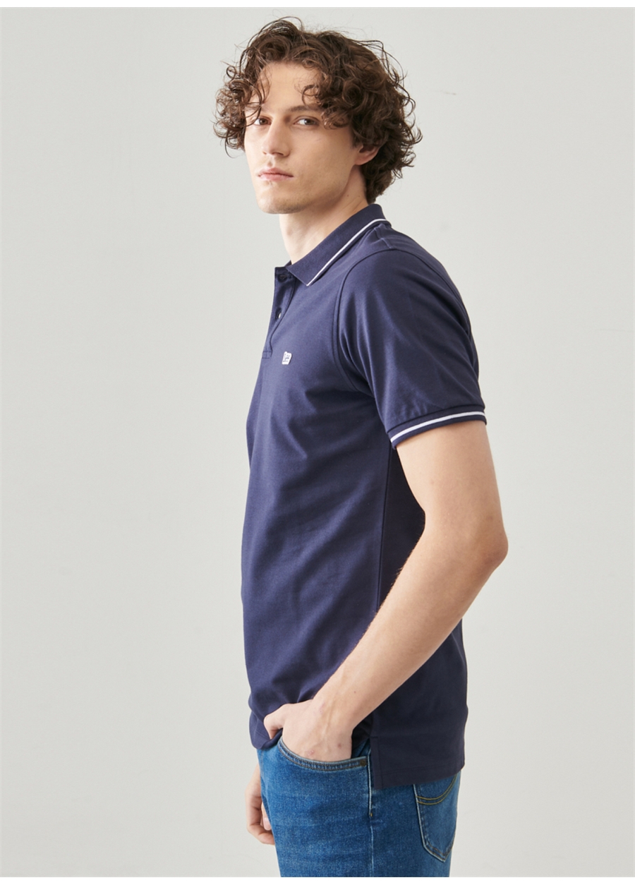 Lee Lacivert Erkek Polo T-Shirt L61ARL35_Polo T-Shirt_8