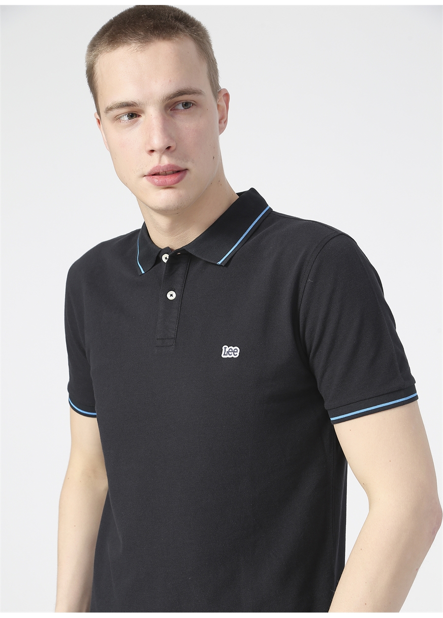 Lee Siyah Erkek Polo T-Shirt L61ARL01_Polo T-Shirt_1