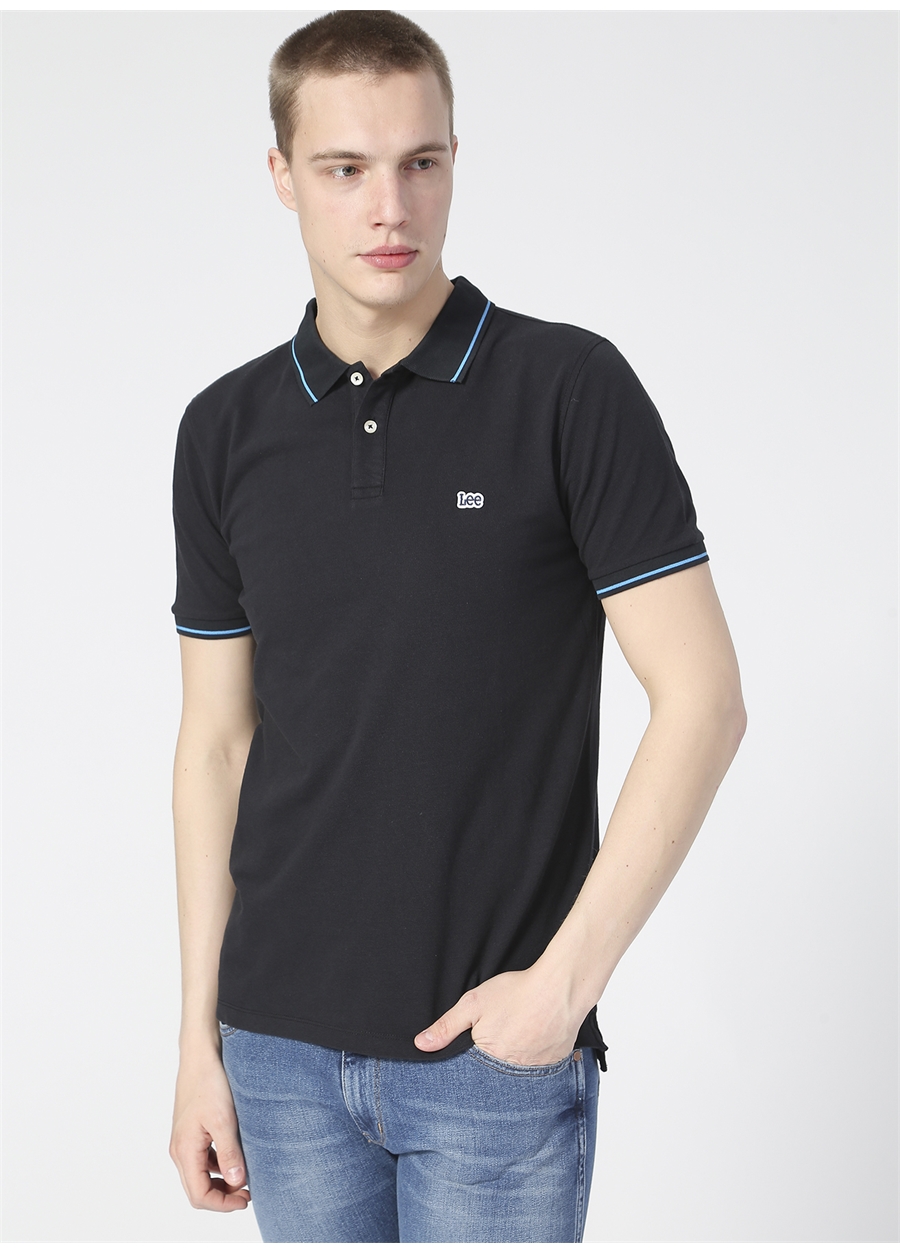 Lee Siyah Erkek Polo T-Shirt L61ARL01_Polo T-Shirt_2