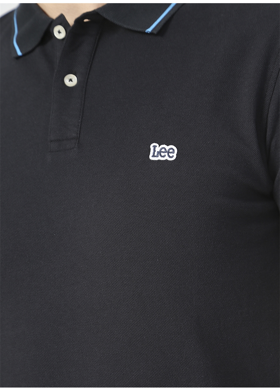 Lee Siyah Erkek Polo T-Shirt L61ARL01_Polo T-Shirt_4