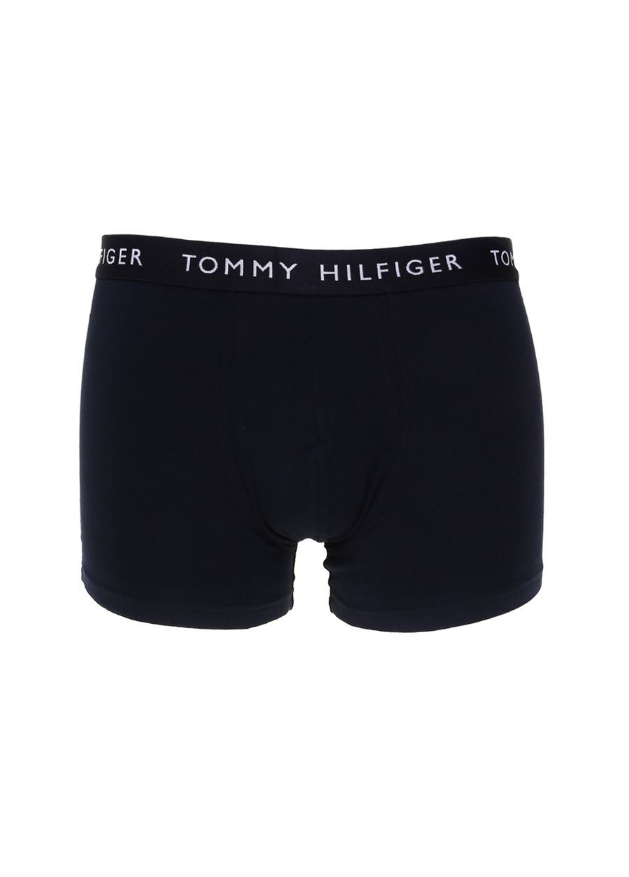 Tommy Hilfiger Düz 3'Lü Erkek Boxer_1