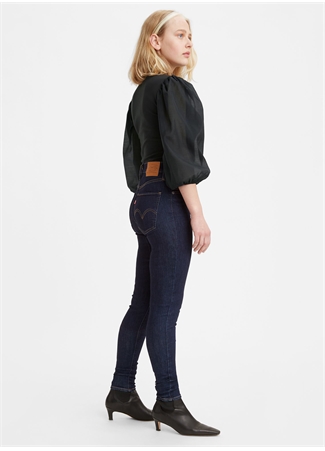 Levis Mile High Super Skinny Koyu Lacivert Yüksek Bel Kadın Denim Pantolon_5