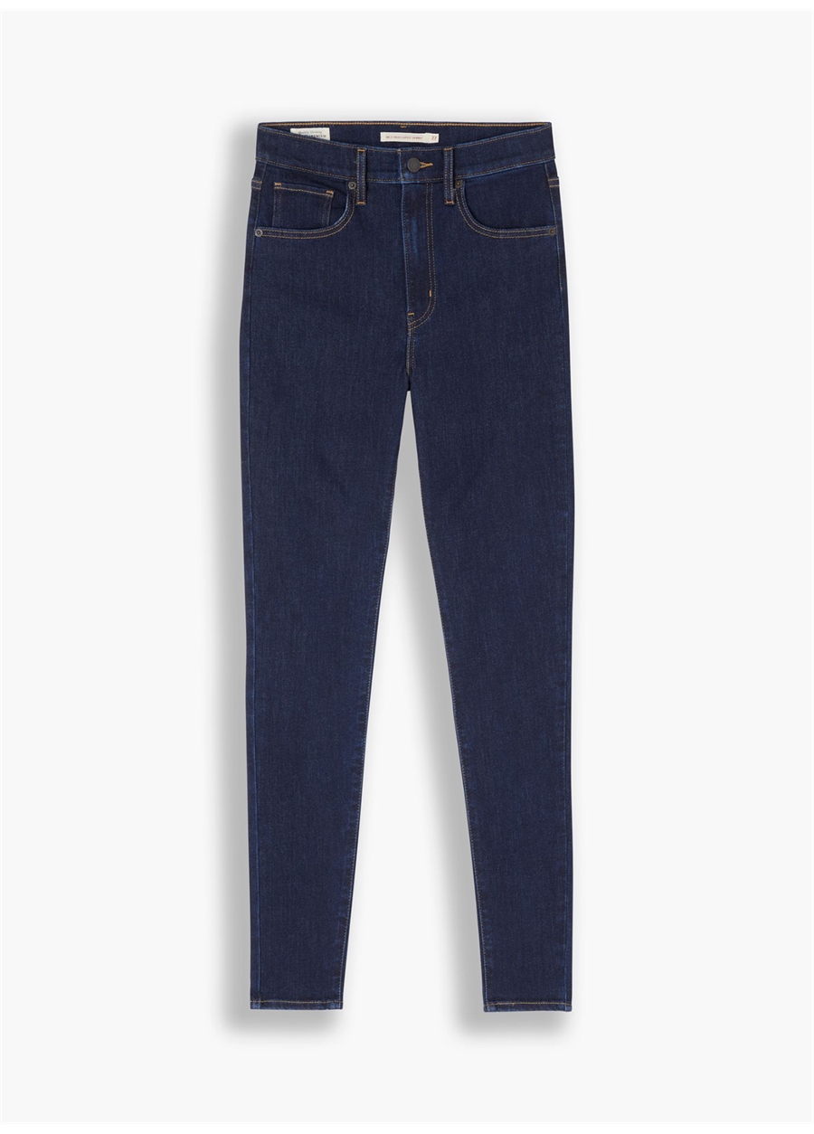 Levis Mile High Super Skinny Koyu Lacivert Yüksek Bel Kadın Denim Pantolon_9