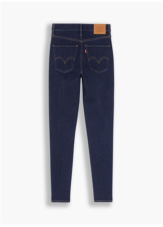 Levis Mile High Super Skinny Koyu Lacivert Yüksek Bel Kadın Denim Pantolon_10