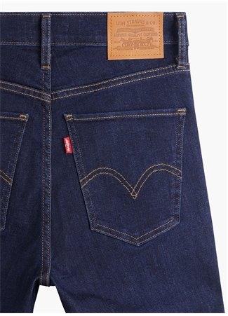 Levis Mile High Super Skinny Koyu Lacivert Yüksek Bel Kadın Denim Pantolon_11