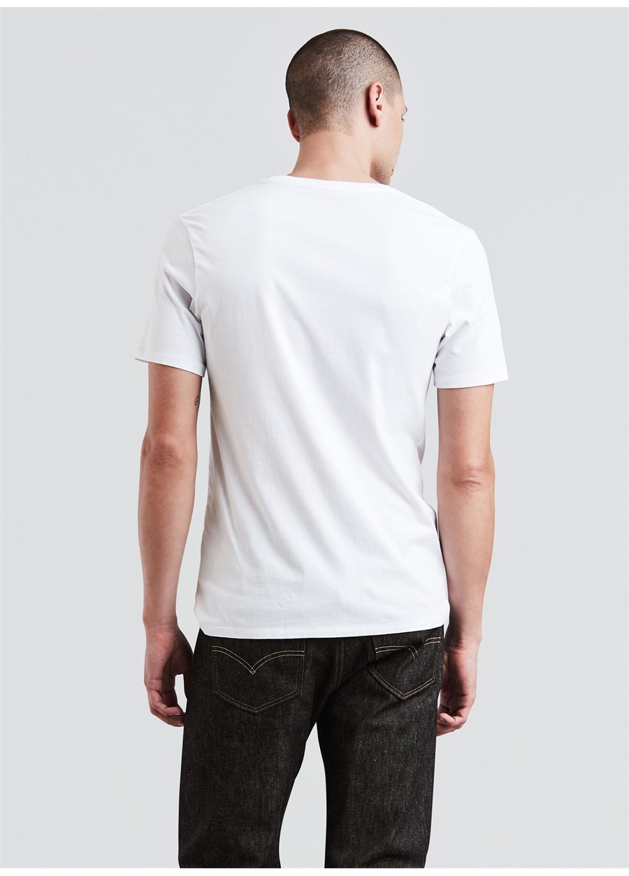 Levis 17783-0315 Graphic Set-In Neck Grap Yuvarlak Yaka Kısa Kollu Baskılı Beyaz Erkek T-Shirt_1