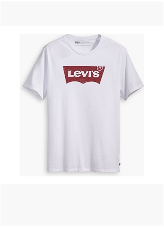 Levis 17783-0315 Graphic Set-In Neck Grap Yuvarlak Yaka Kısa Kollu Baskılı Beyaz Erkek T-Shirt_2