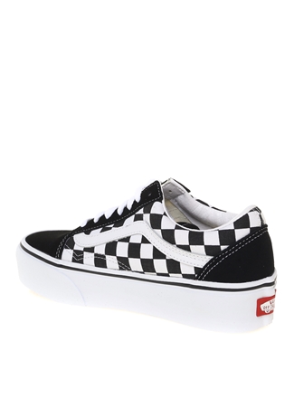 Vans Siyah - Beyaz Kadın Yüksek Taban Süet Kanvas Lifestyle Ayakkabı VN0A3B3UHRK1 UA Old Skool Platform_1