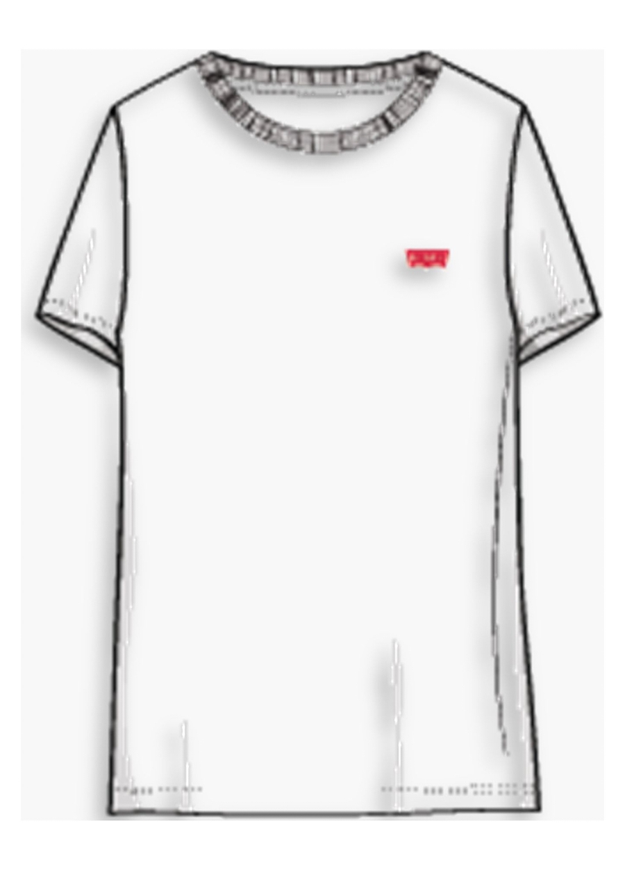 Levis Yuvarlak Yaka Beyaz Kadın T-Shirt PERFECT TEE TR WHITE + X_2