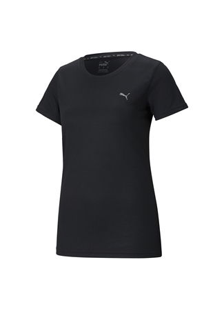 Puma 52031101 Performance Tee W O Yaka Normal Siyah Kadın T-Shirt_3