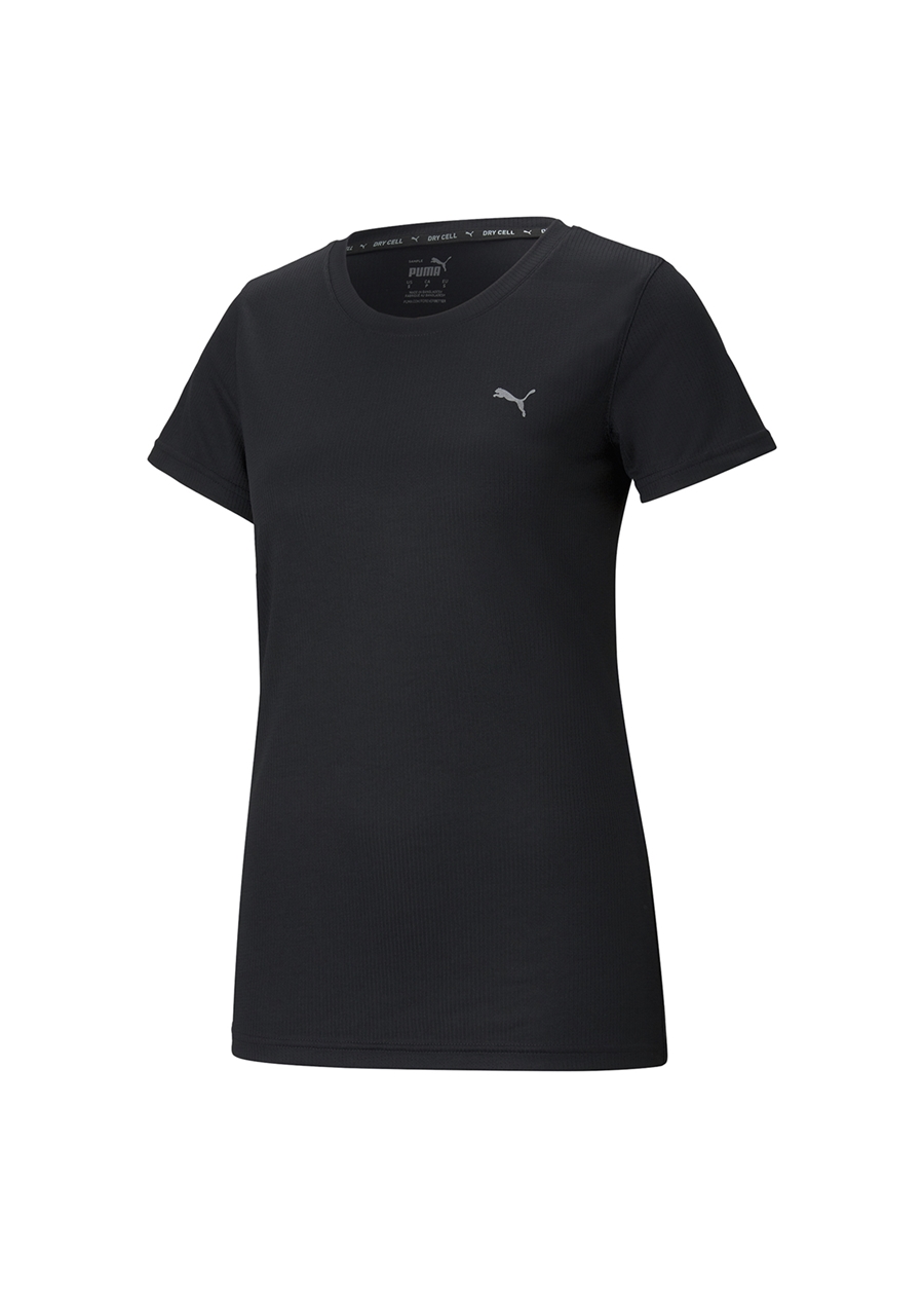 Puma 52031101 Performance Tee W O Yaka Normal Siyah Kadın T-Shirt_3