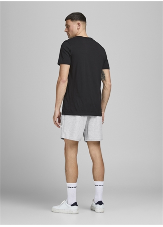 Jack & Jones 12186750_Jjiair Sweat Shorts Nb Sts Standart Kalıp Düz Açık Gri Erkek Sweat Şort_2