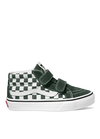 Vans Siyah Erkek Çocuk Süet Kanvas Yürüyüş Ayakkabısı VN00018T6BT1 SK8-Mid Reissue V_1