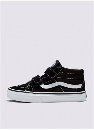 Vans Siyah Erkek Çocuk Süet Kanvas Yürüyüş Ayakkabısı VN00018T6BT1 SK8-Mid Reissue V_3