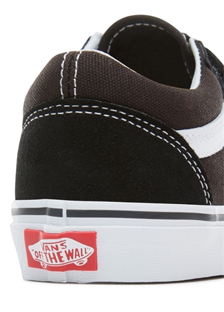 Vans Siyah Erkek Çocuk Süet Kanvas Yürüyüş Ayakkabısı VN000VHE6BT1 Old Skool V_5