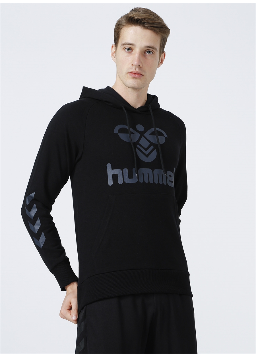 Hummel MARONI HOODIE Siyah Erkek Sweatshirt 920892-2001_2