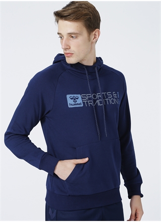 Hummel FLUME HOODIE Mavi Erkek Sweatshirt 920897-7459_0