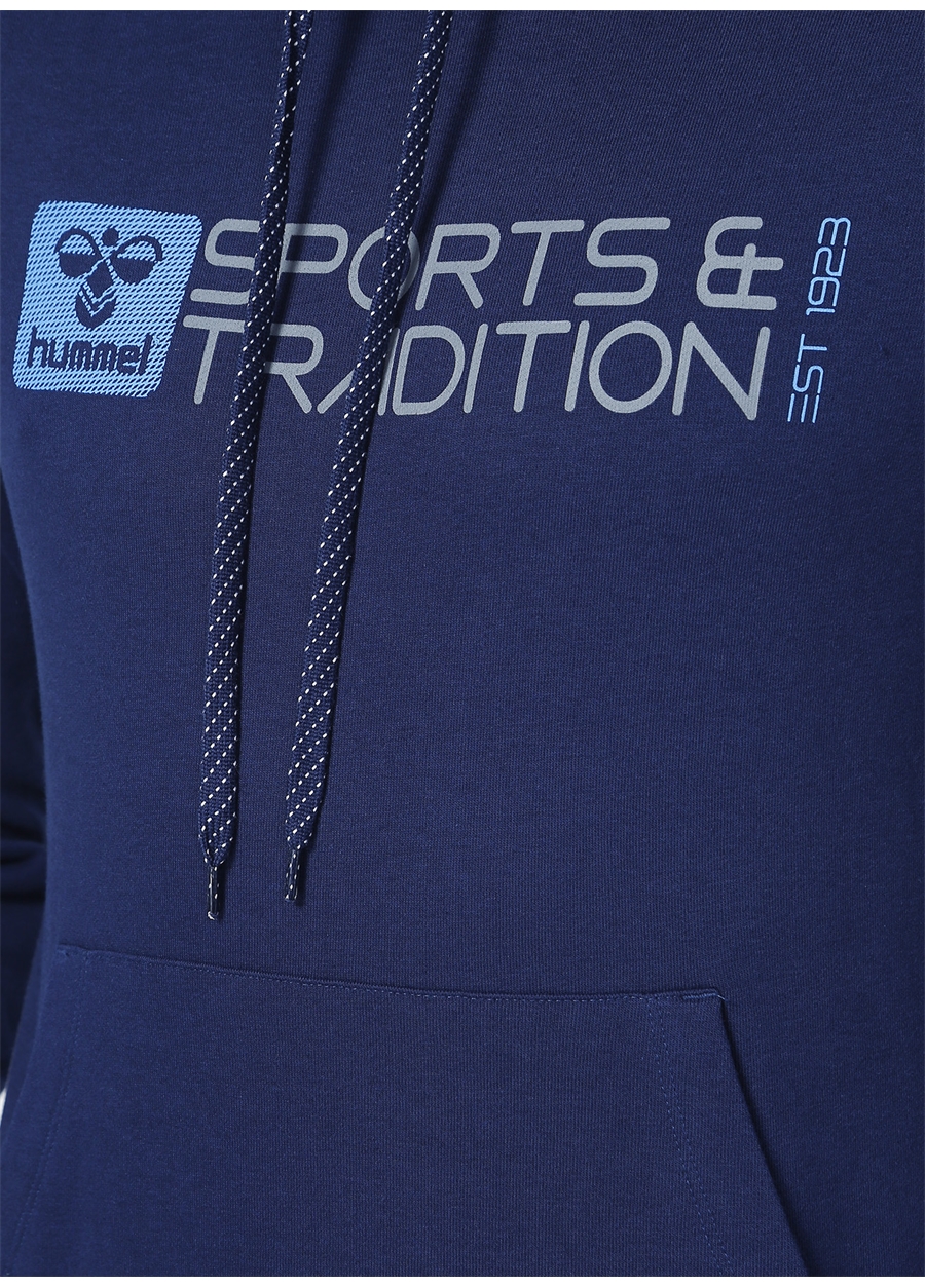 Hummel FLUME HOODIE Mavi Erkek Sweatshirt 920897-7459_4