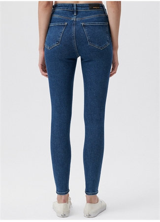 Mavi Yüksek Bel Dar Paça Super Skinny Fit Kadın Denim Pantolon 100980-33687_3