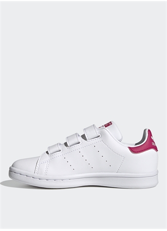 Adidas Beyaz - Pembe Kız Çocuk Yürüyüş Ayakkabısı STAN SMITH CF C_2