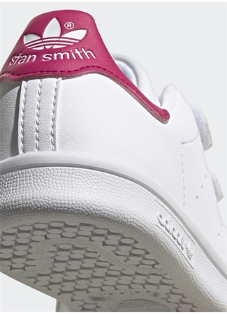 Adidas Beyaz - Pembe Kız Çocuk Yürüyüş Ayakkabısı STAN SMITH CF C_6