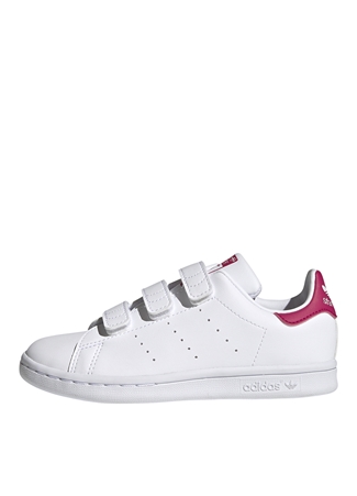 Adidas Beyaz - Pembe Kız Çocuk Yürüyüş Ayakkabısı STAN SMITH CF C_7