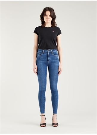 Levis Mile High Super Skinny Dark İndigo Kadın Denim Pantolon 122438 Venice For Real_1