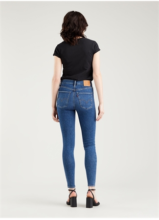 Levis Mile High Super Skinny Dark İndigo Kadın Denim Pantolon 122438 Venice For Real_5