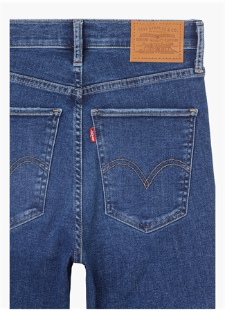 Levis Mile High Super Skinny Dark İndigo Kadın Denim Pantolon 122438 Venice For Real_8