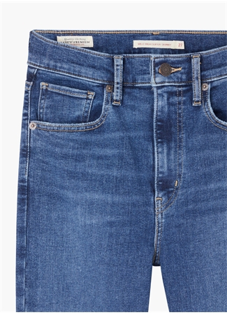 Levis Mile High Super Skinny Dark İndigo Kadın Denim Pantolon 122438 Venice For Real_9