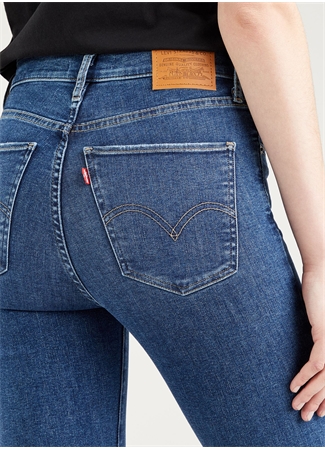 Levis Mile High Super Skinny Dark İndigo Kadın Denim Pantolon 122438 Venice For Real_10