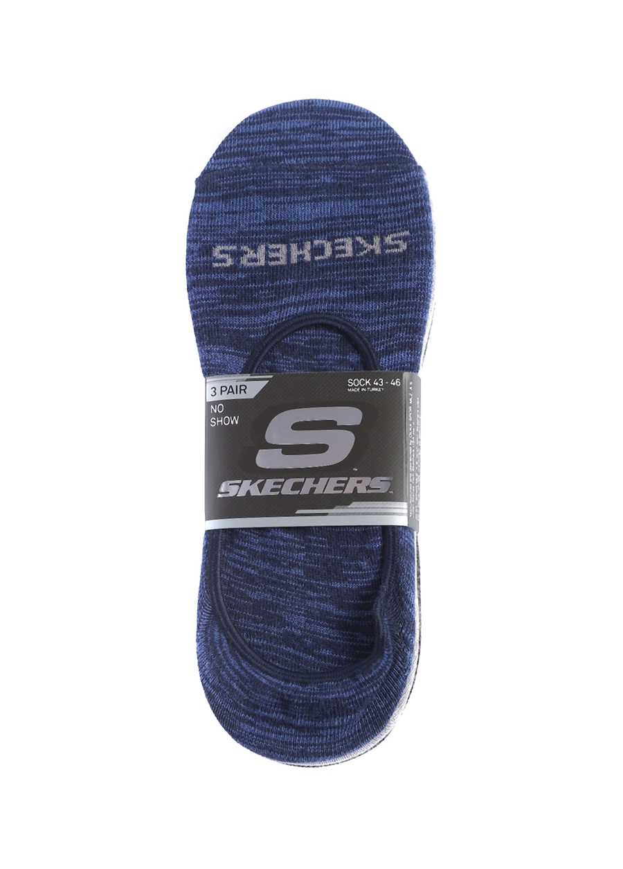 Skechers Çok Renkli Unisex 3Lü Çorap S212289-900 U 3 Pack Liner Socks