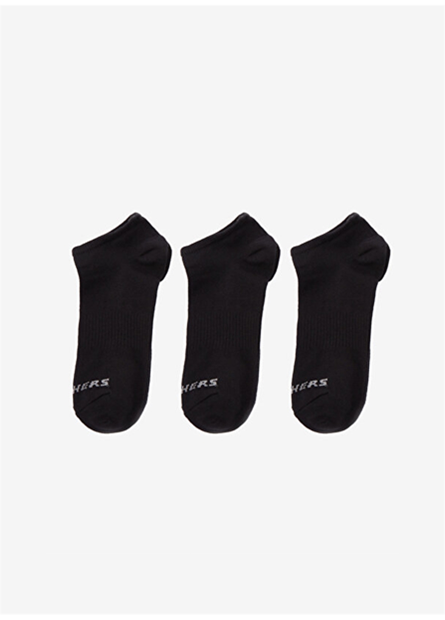 Skechers Siyah Unisex 3Lü Çorap S212300-001 U 3 Pack No Show Socks