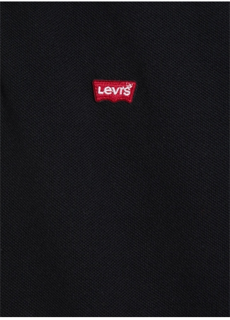 Levis A2085-0000_LSE _Levis Hm Polo Outle Bisiklet Yaka Relaxed Düz Siyah Erkek Polo T-Shirt_5