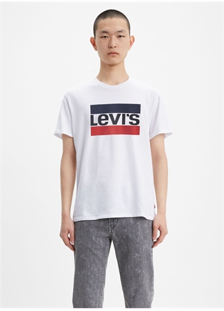 Levis Bisiklet Yaka Bej Erkek T-Shirt