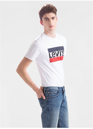 Levis Bisiklet Yaka Bej Erkek T-Shirt_1