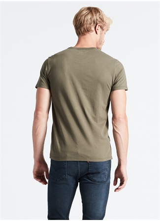 Levis 56605-0110_SS Original Hm Tee Lse Bisiklet Yaka Relaxed Düz Yeşil Erkek T-Shirt_1