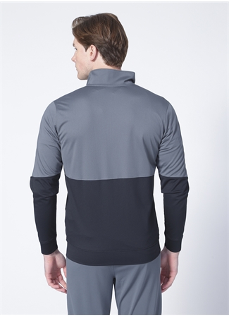 Under Armour 1366202-Ua Pique Track Jacket Gri Erkek Zip Ceket_3