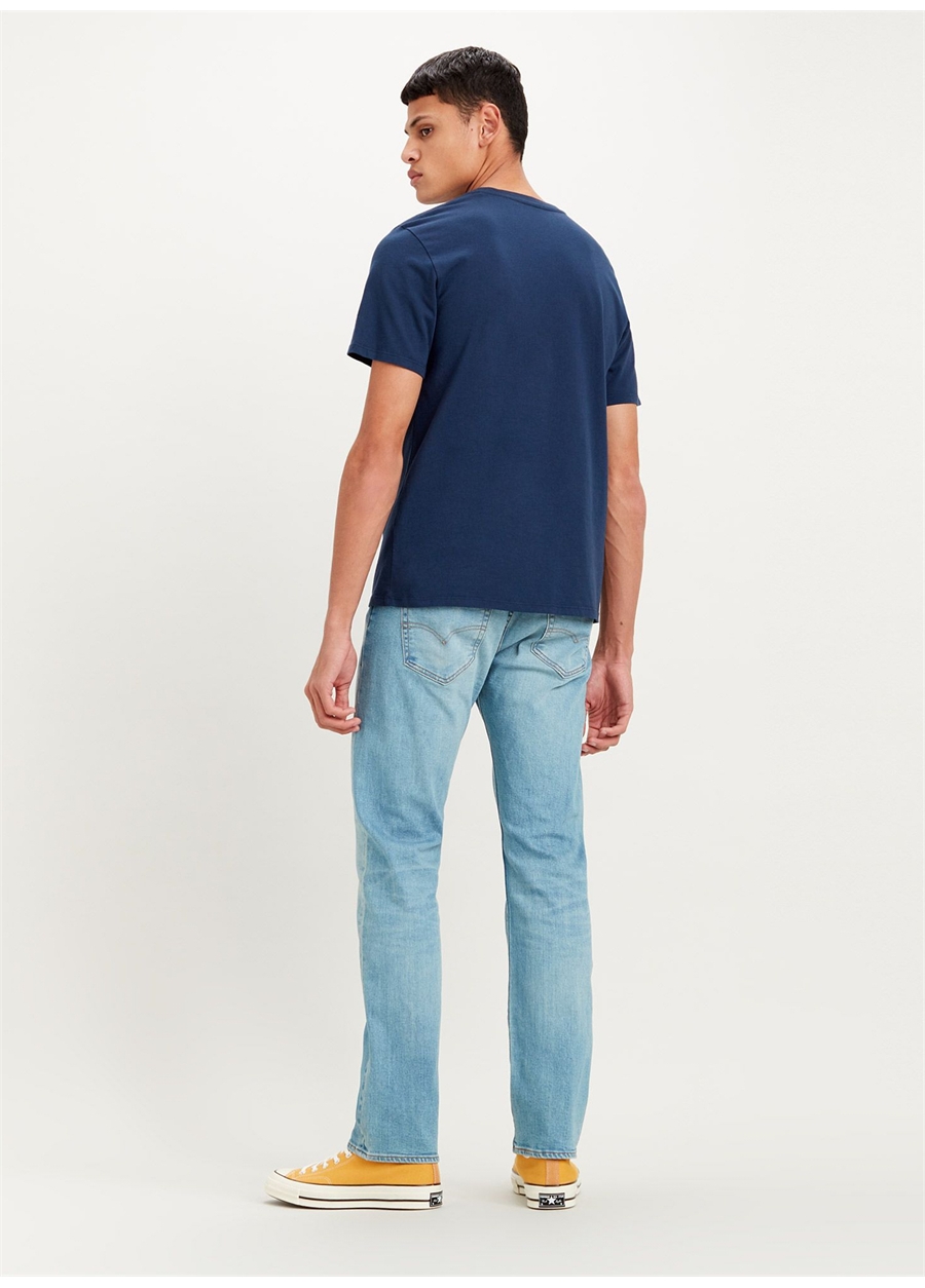 Levis Bisiklet Yaka Mavi Erkek T-Shirt SS CLASSIC HM TEE TR DRESS BLUES_3