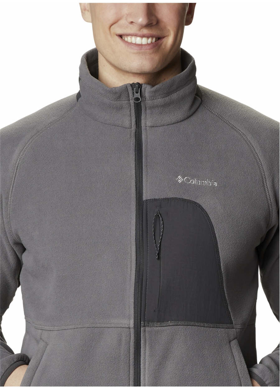 Columbia Gri Erkek Kapüşon Yaka Polar Sweatshırt AO0781_1