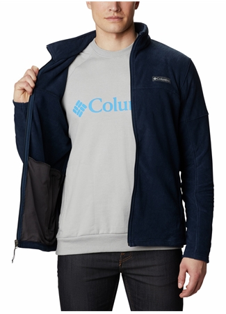 Columbia Mavi Erkek Dik Yaka Polar Sweatshırt AO0560_2